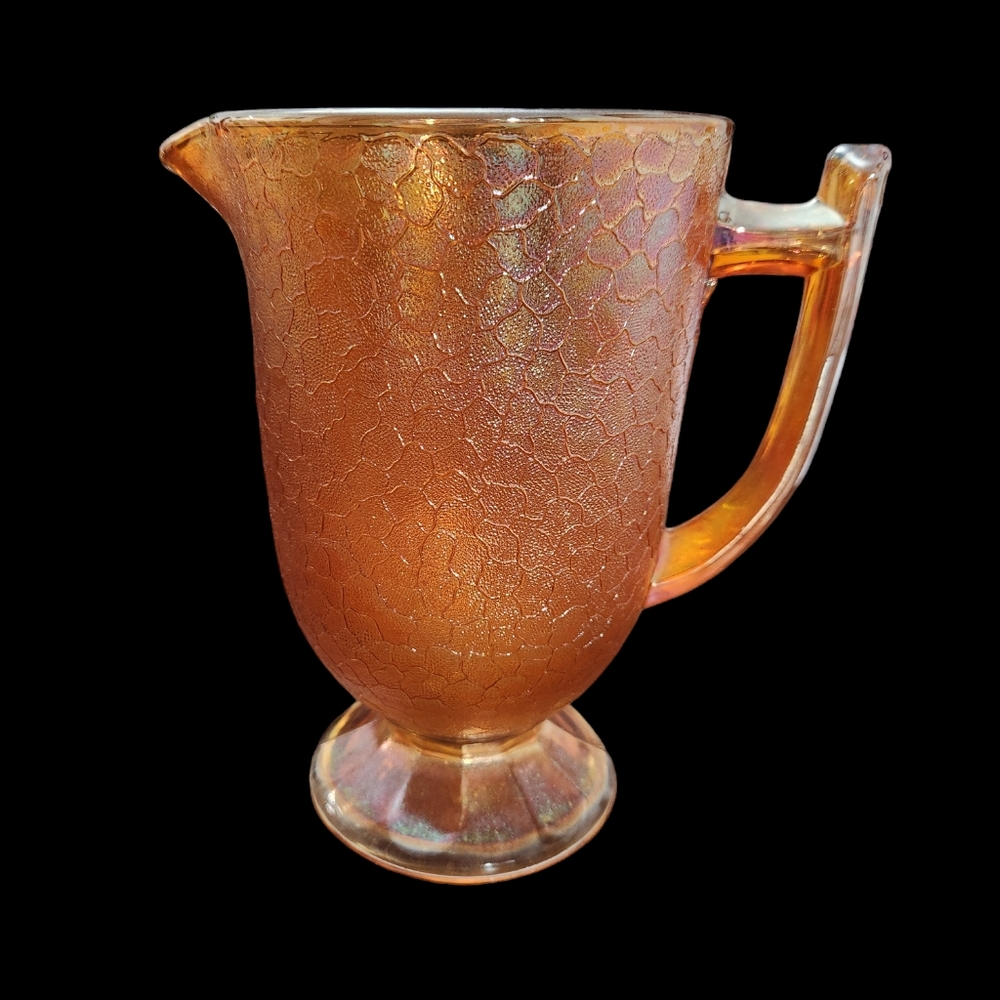 Vintage Glass Water Pitcher